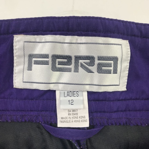 FERA Womens Ski Snow Pants Purple - Picture 5 of 7